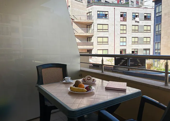 아파트 Desconectaengalicia Pinamar Con Piscina Y Parking, 50m Playa Silgar 산신소
